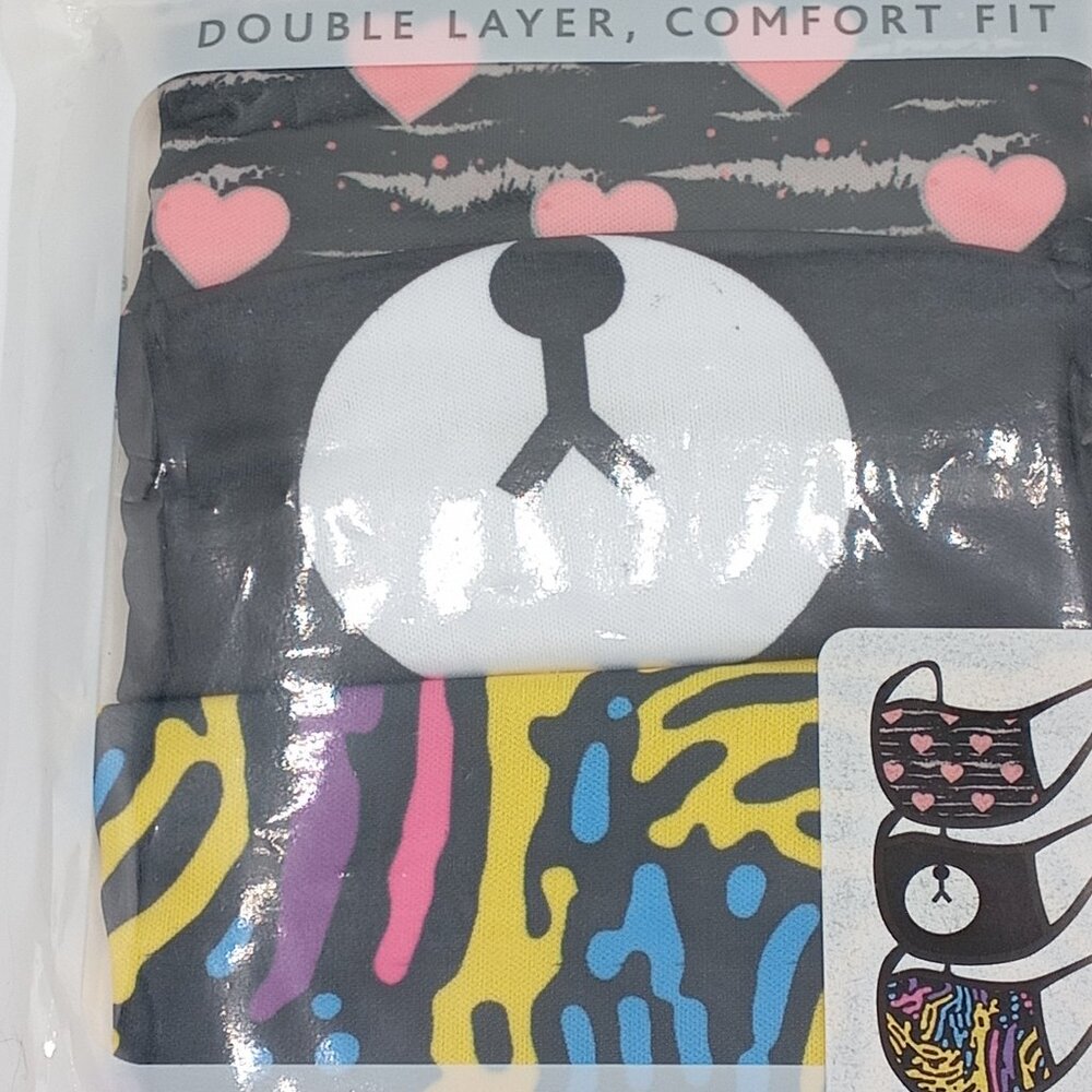 New 3 Pack Kids Face Covers Masks